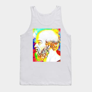 Eratosthenes of Cyrene Colourful Portrait | Eratosthenes of Cyrene Artwork 11 Tank Top